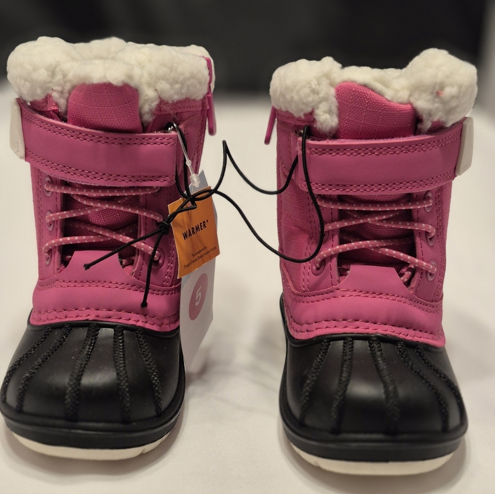Pink and Black Winter Boots NWTs